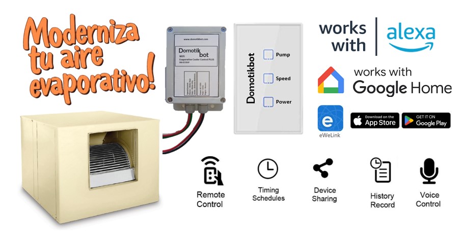 Control WiFi PLUS para aire evaporativo